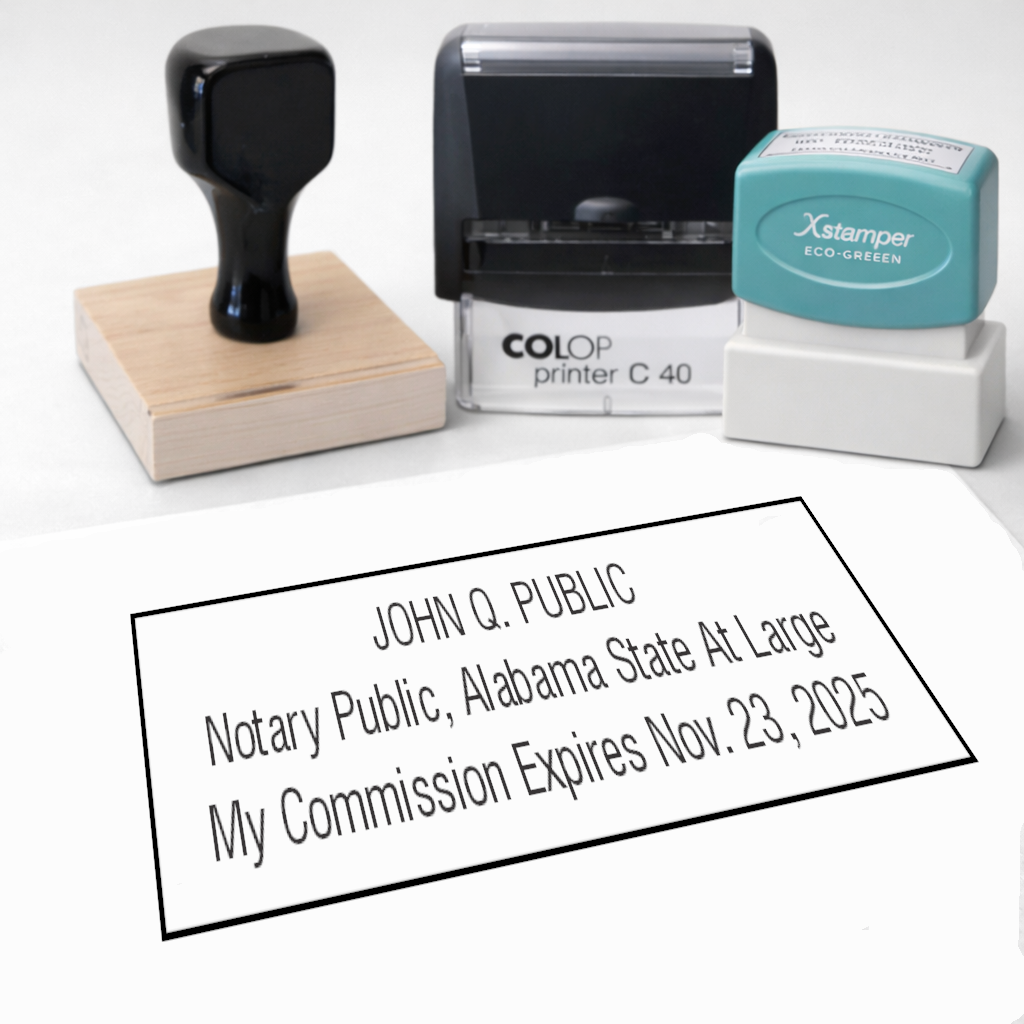 Alabama Notary Stamps