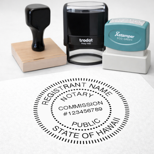 Hawaii Notary Stamps