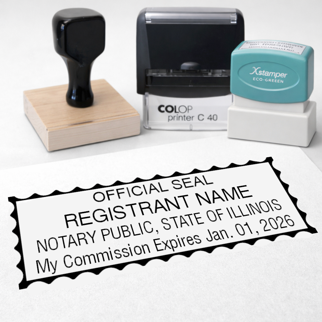 Illinois Notary Stamps